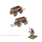 Black Powder Epic Battles:  Revolution! - Pack of 2 Carts (15mm)