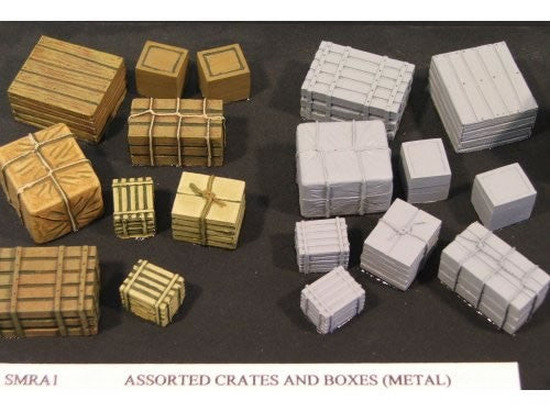 Assorted Crates and Boxes (Metal & Resin)