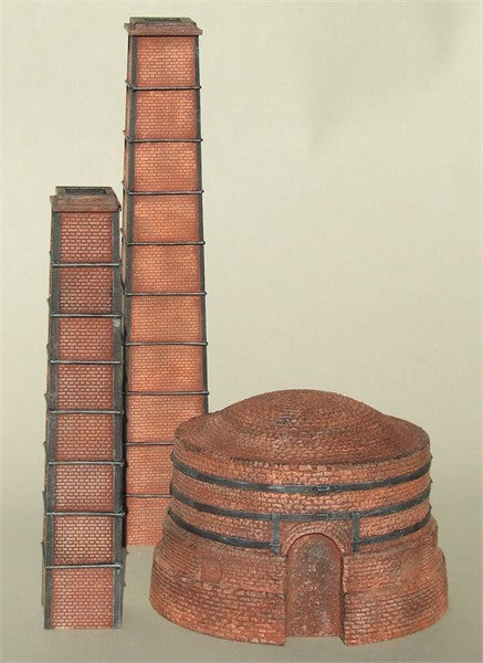 Small brick kiln chimney.