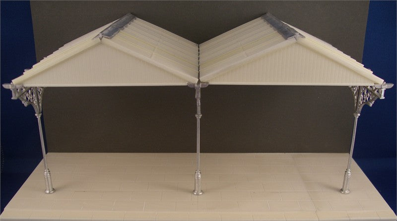 2 Bay Extended Projecting Canopy (105mm depth x 105mm width each bay)