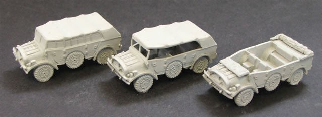 Horch Heavy Field Car. 1 supplied - picture shows assembly options