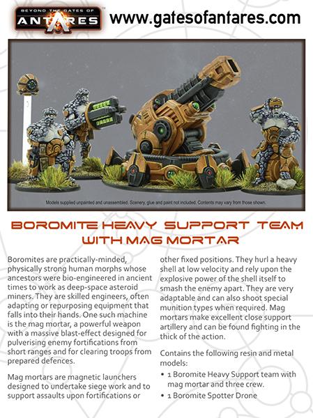 Boromite heavy support team with Mag Mortar