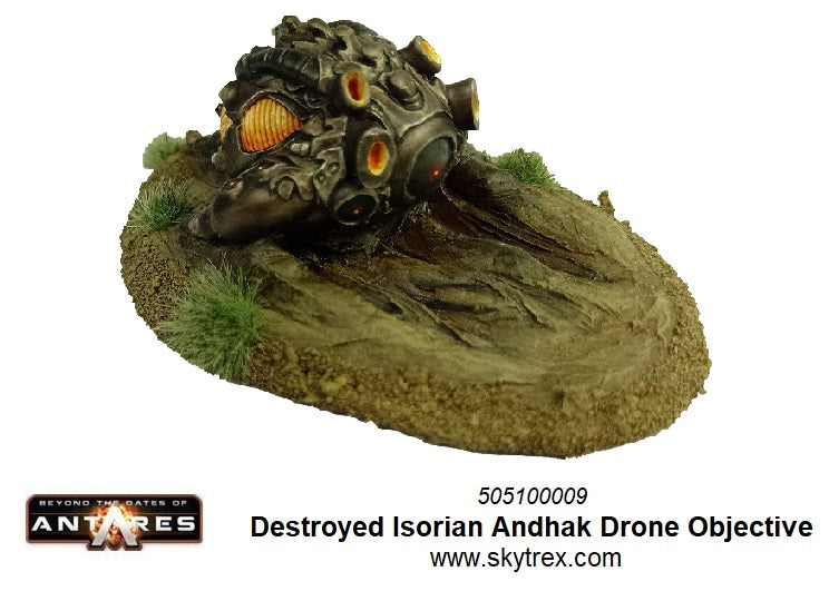 Destroyed Isorian Andhak Drone Objective